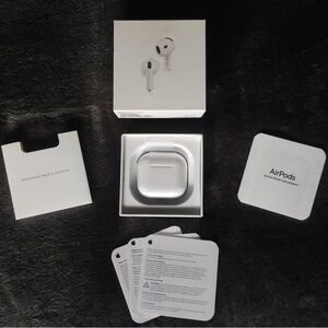 Apple AirPods with White Charging Case